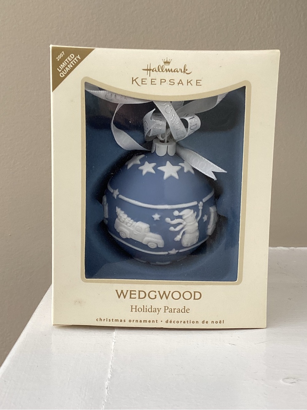 Wedgwood Holiday Parade 2007 Christmas Tree Ornament